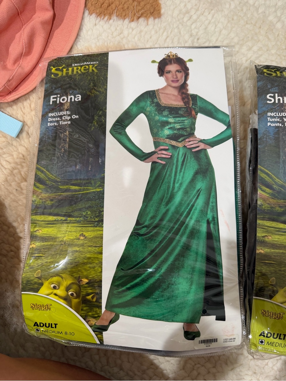 Fiona Women's Green Costume Dress